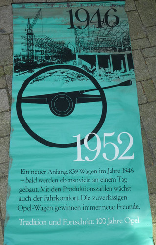 Original banner rolle 1962 - original,