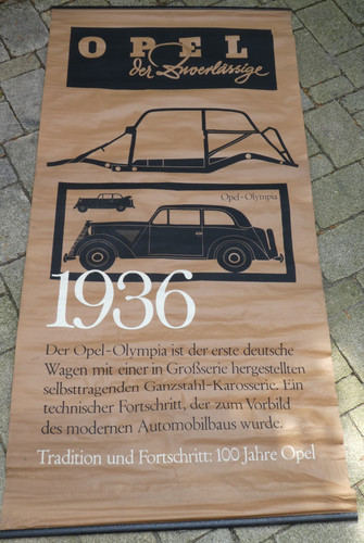 Original banner rolle opel - banner,