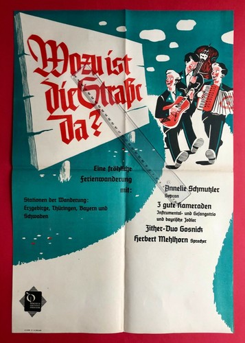 Original ddr plakat format - ddr, a2