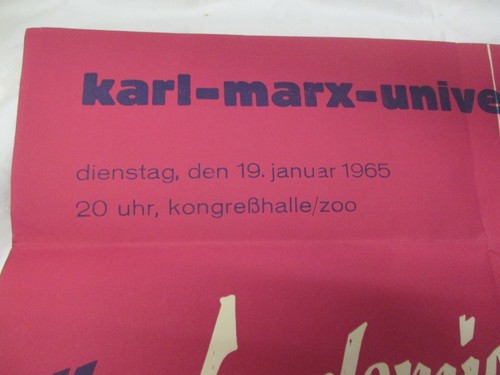1965 plakat leipzig iii - ,