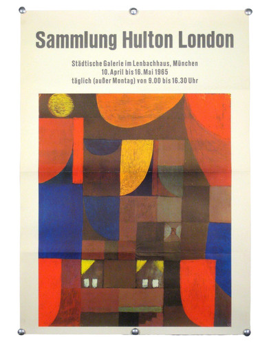 Vtg ausstellungs plakat - ausstellungs,