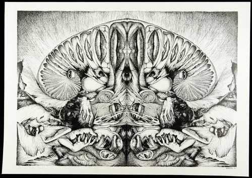 Psychedelische kunst 1975 - psychedelische,