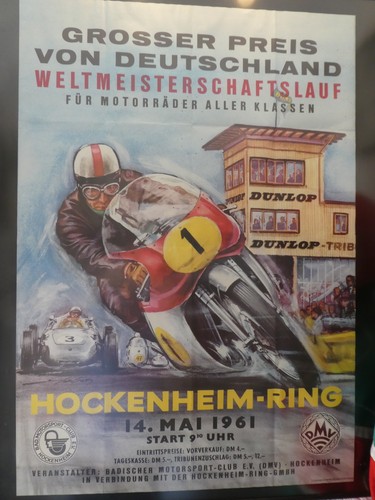 Plakat hockenheim ring renn - plakat,