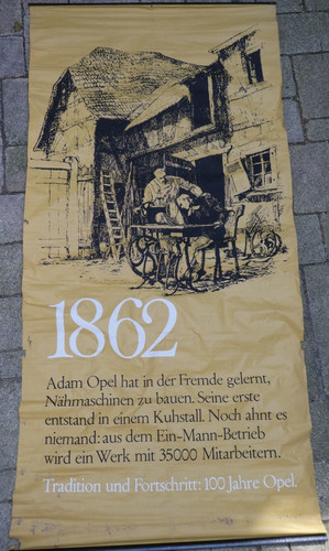 Original banner rolle 1962 - banner,